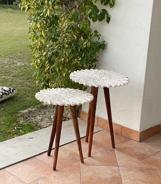 Ivory Top Set of Tables