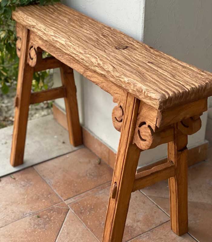 Rustic Slim Bench