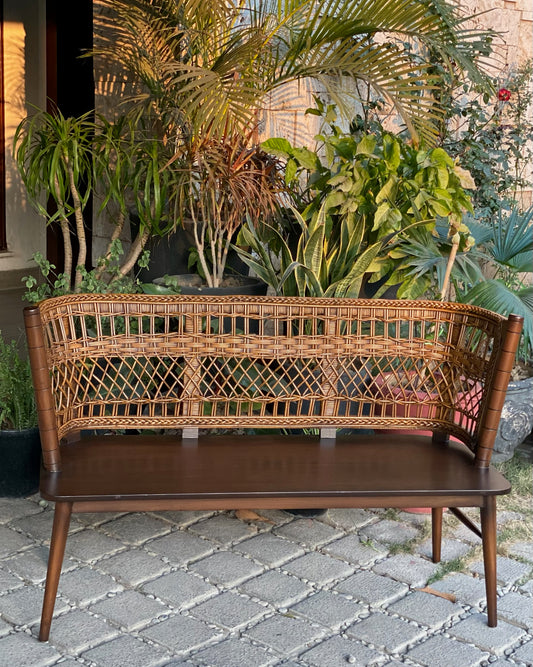 Rattan Retreat Bench