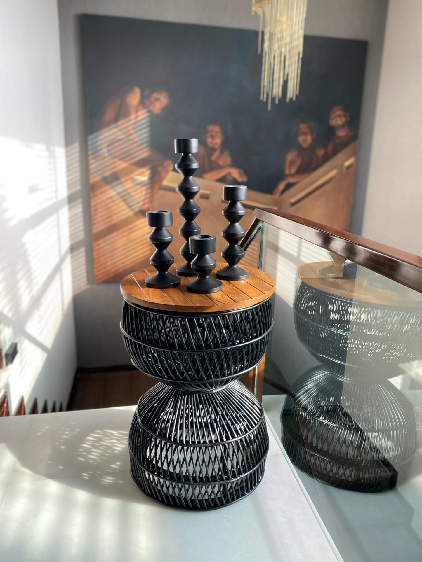 Cone Candle Holder Set