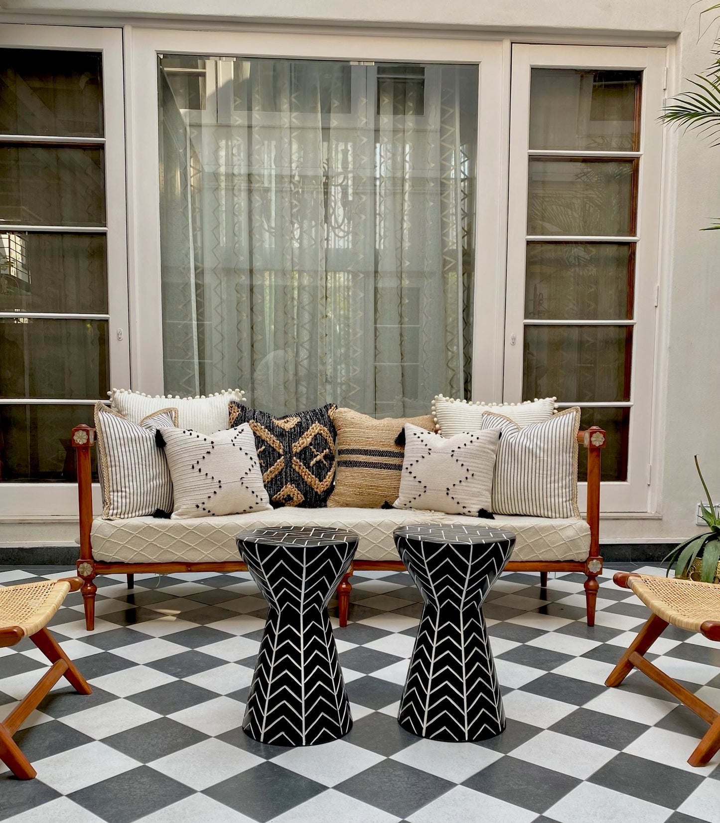 Tribal Drum Table