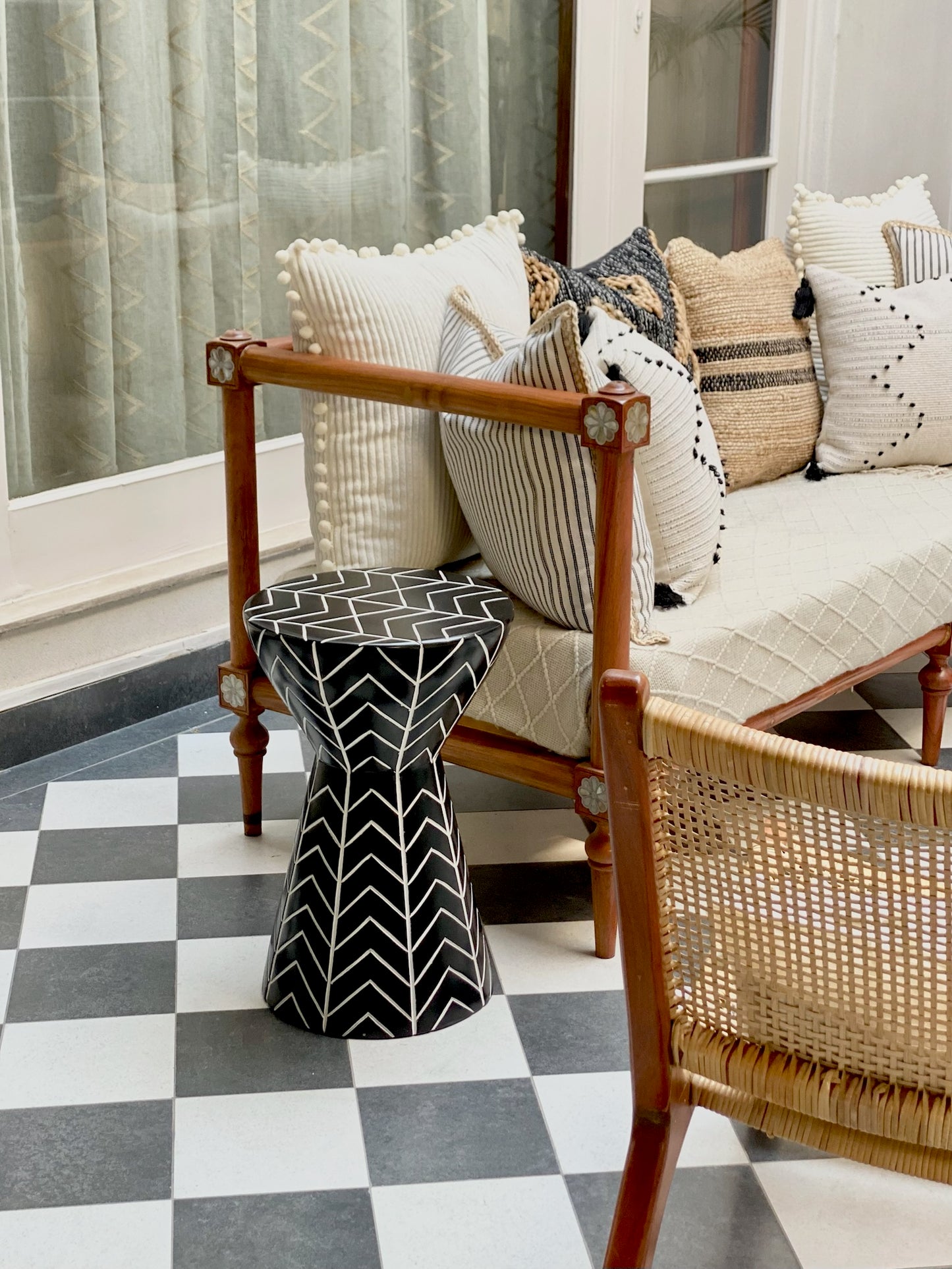 Tribal Drum Table
