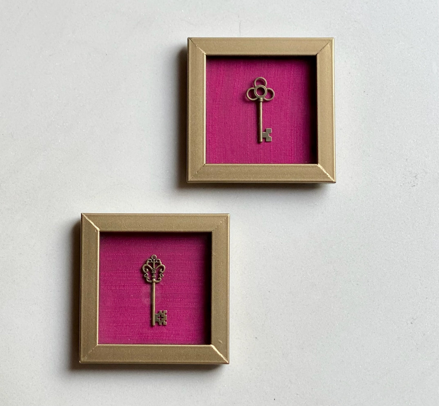 Vintage Key Coasters
