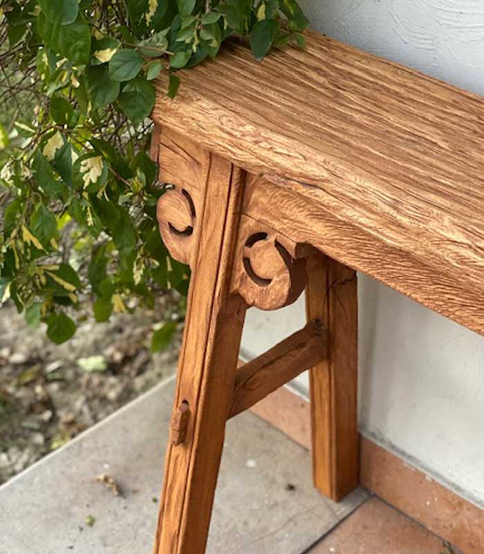 Rustic Slim Bench