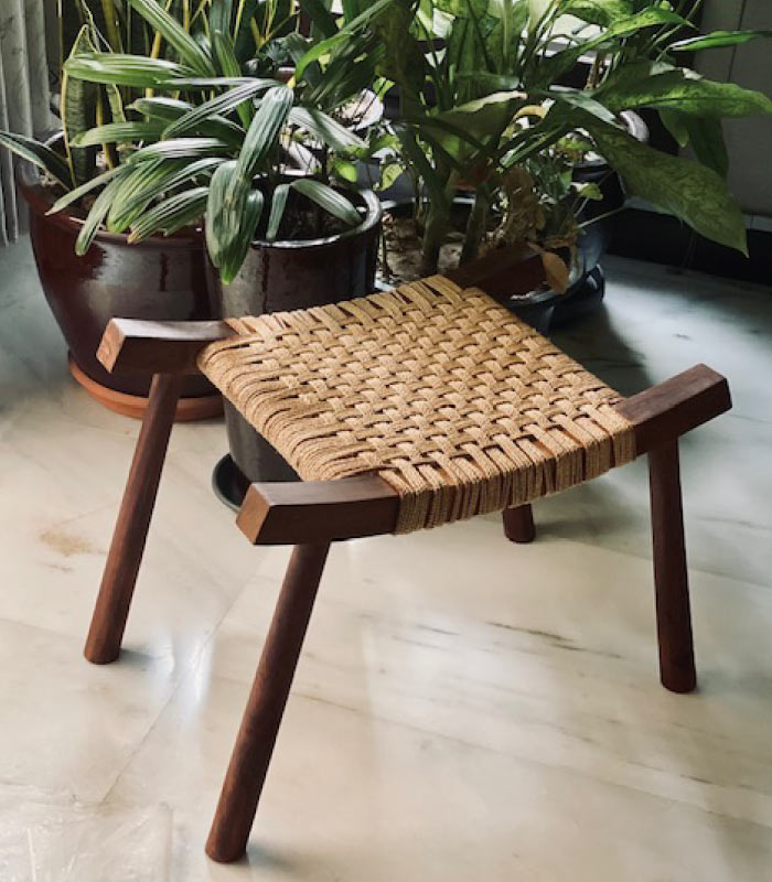 Hand Woven Stool