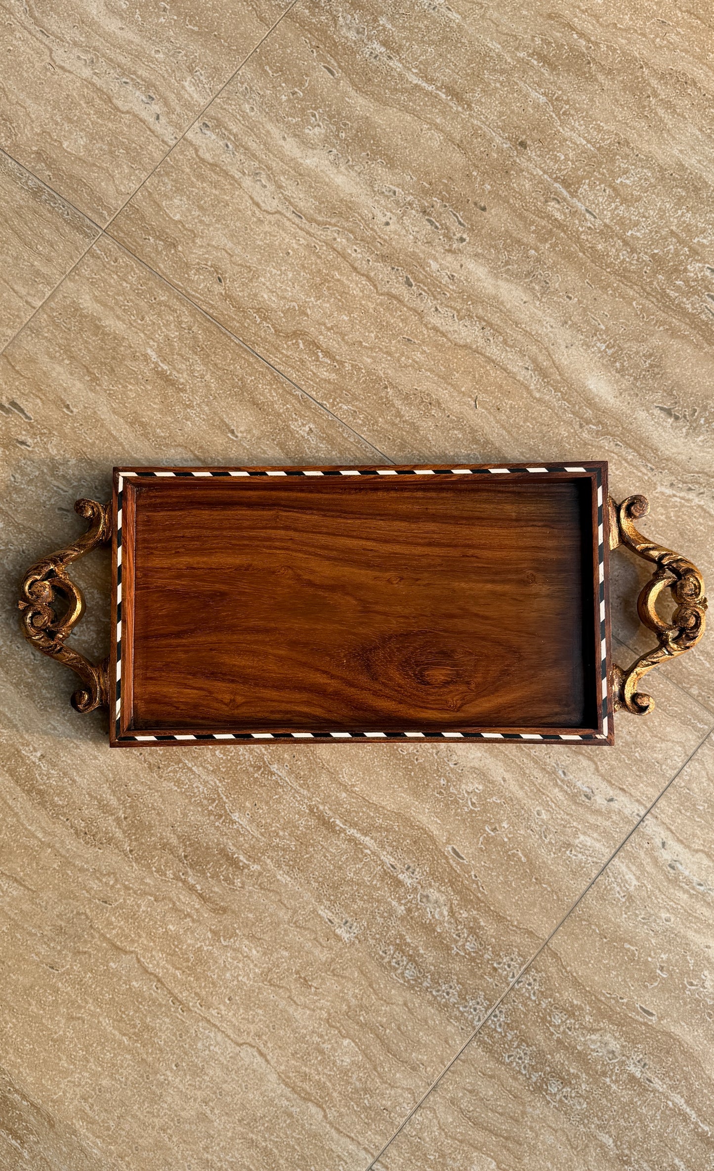 The Gilded Inlay Serving Tray