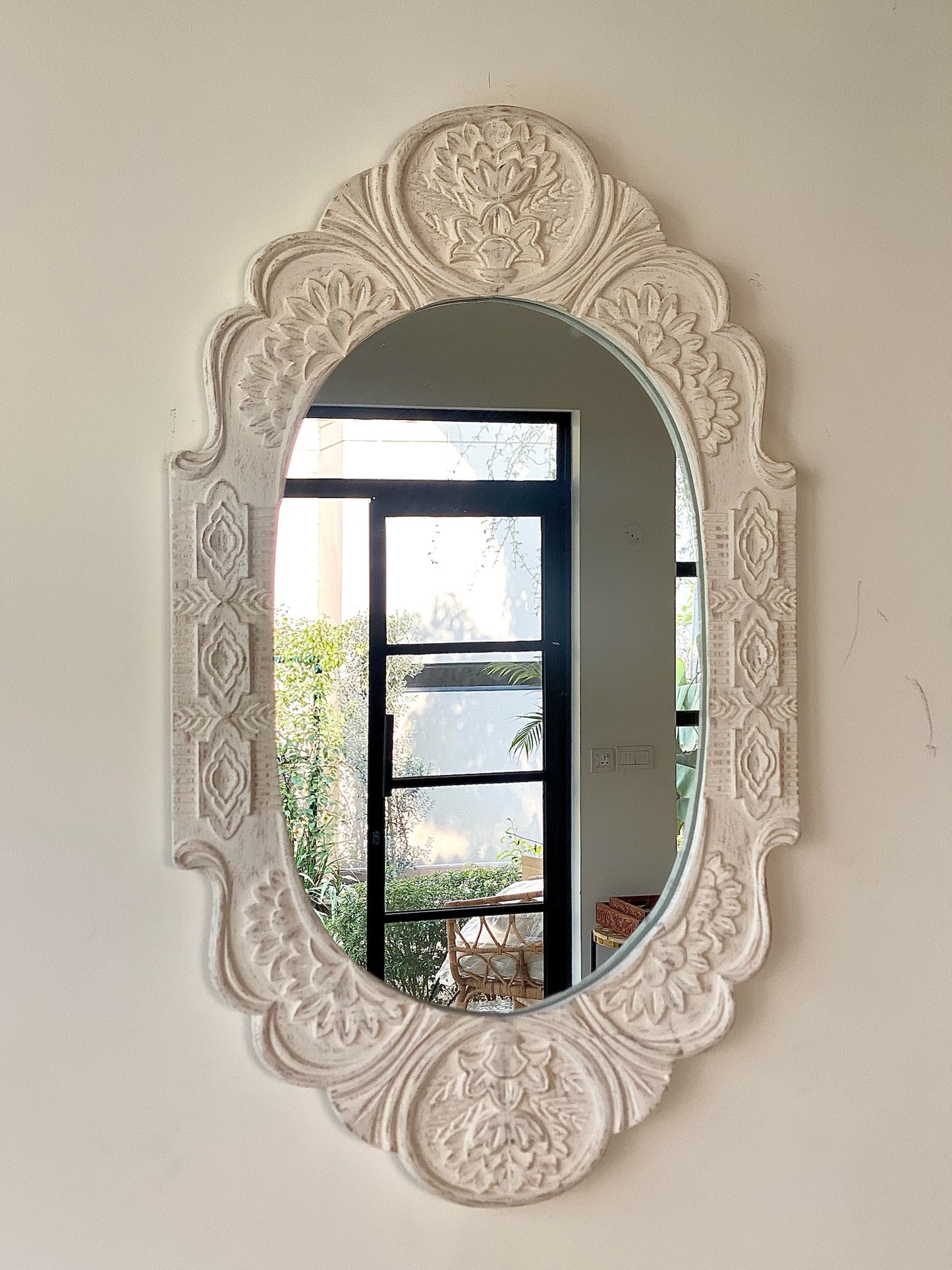 Lotus Folk Mirror