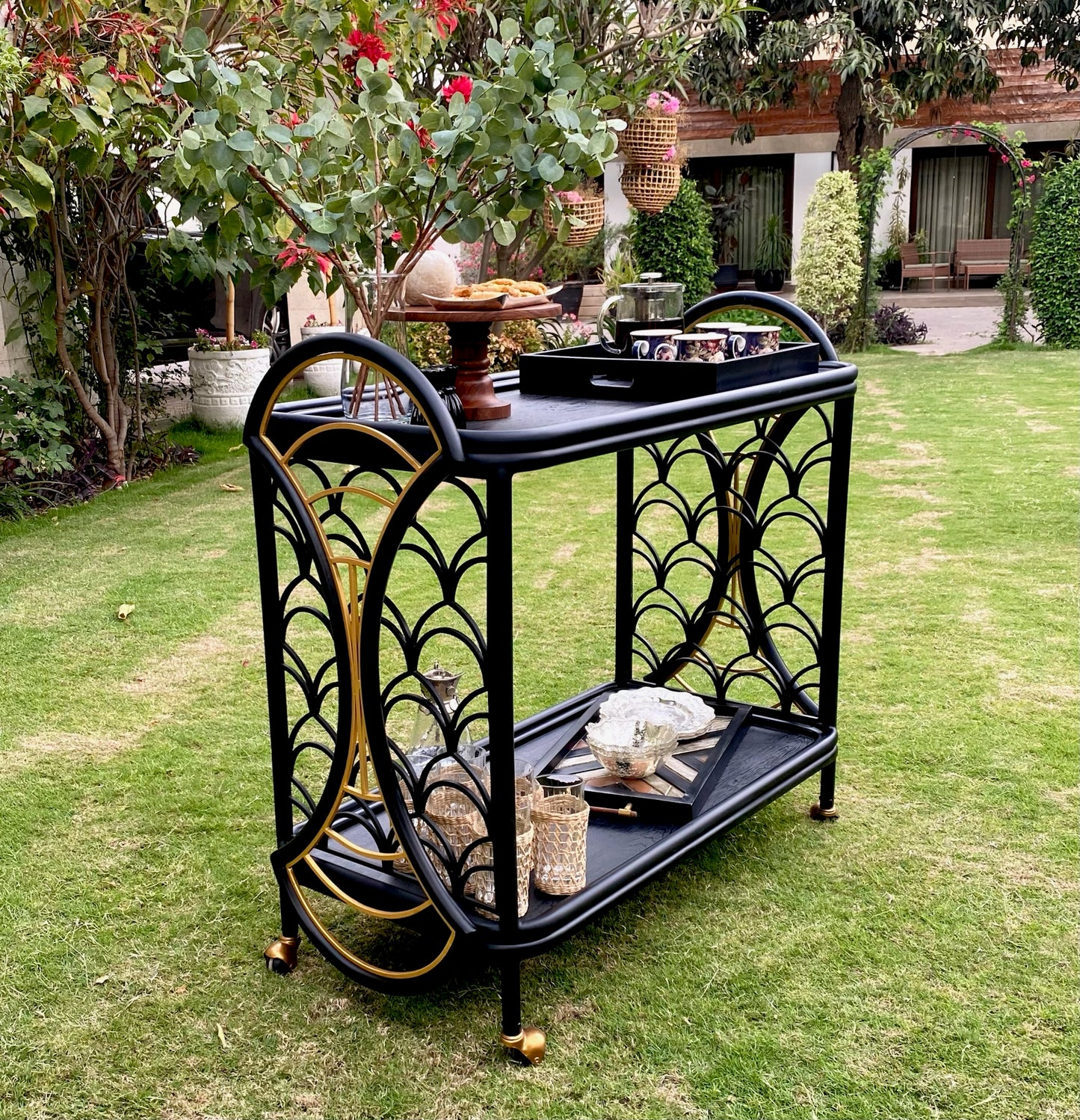 Art Deco Serving Cart