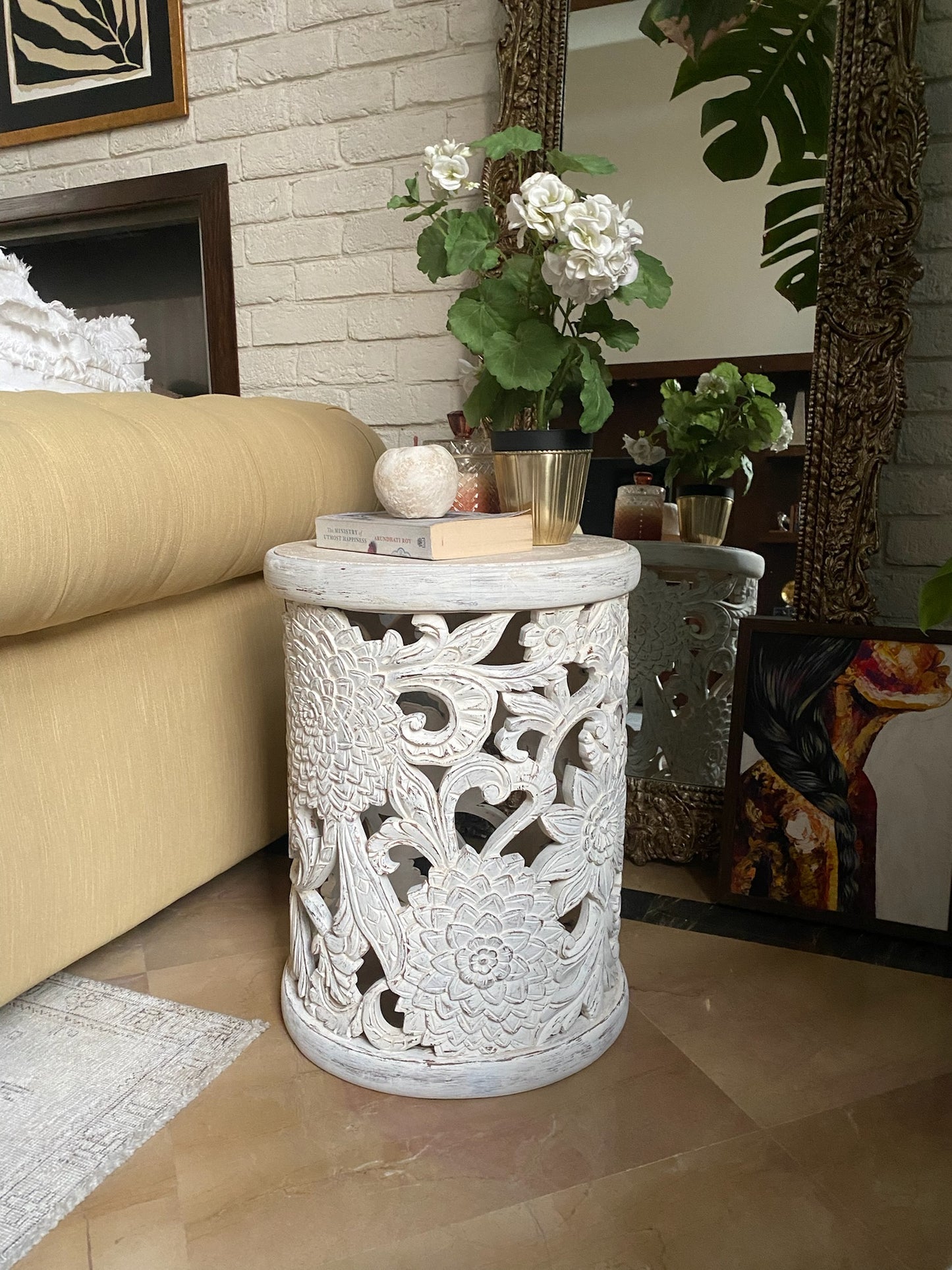 Chrysanth Side Table